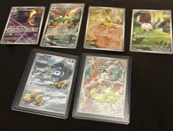 Pokemon Phantasmal Flames Full Art Bundle x6 Inc Meowth 106/094 + 098 099 104 NM - Image 1