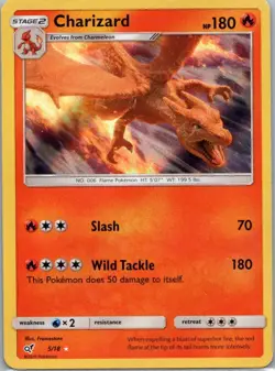 Pokemon TCG Charizard 5/18 Detective Pikachu Holo NM - Image 1