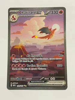 Pokemon TCG CHARIZARD EX 199/165 Illustration 151- ITA ITALIANO - Image 3