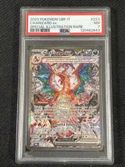 Pokemon TCG PSA 7 CHARIZARD 223/197 Ossidiana Infuocata - 2023 ITA ITALIANO - Image 1