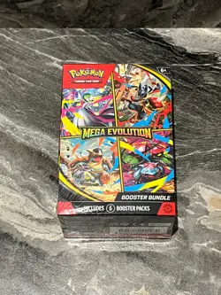 Pokemon Mega Evolution Booster Bundle (6 Packs) - New & Sealed Pokemon TCG - Image 1