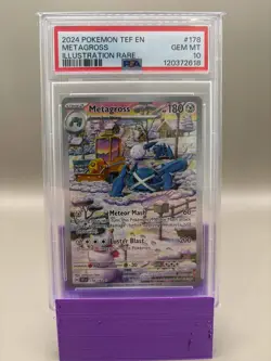 PSA 10 GEM Mint - Metagross #178 Pokemon Temporal Forces, Graded - Image 1