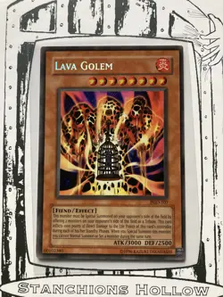 Yu-Gi-Oh! TCG Lava Golem - Pharaonic Guardian (PGD-107) Secret Rare NM - Image 1
