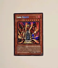 Yugioh Lava Golem Pharaonic Guardian PGD-107 Secret Rare NM - Image 1