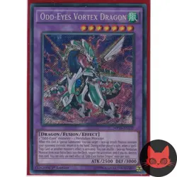 Yugioh Odd-Eyes Vortex Dragon MP16-EN139 Secret Rare 1st Edition NM - Image 1