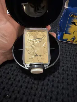 1999 Burger King Pokemon Pikachu Trading Card 23K Gold-Plated - Image 2