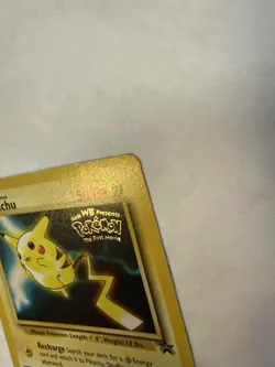 Pokemon Pikachu 04/53 The First Movie WoTC Promo Kids WB Foil Stamp Card - Image 4