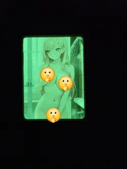 Spicy Waifu Glow Card - Marin- Goddess ACG Custom DIY Fan Art Card NSFW - Image 2