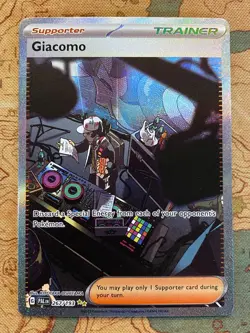 Pokemon Card TCG - Giacomo 267 Special Illustration Rare Paldea Evolved NM - Image 2
