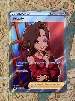 Pokemon Card TCG - Beauty 181/185 Full Art Trainer Vivid Voltage Near Mint - Image 1