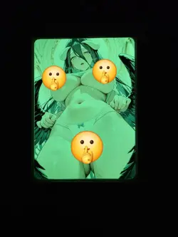 Spicy Waifu Glow Card - Albedo - Goddess ACG Custom DIY Fan Art Card NSFW - Image 2