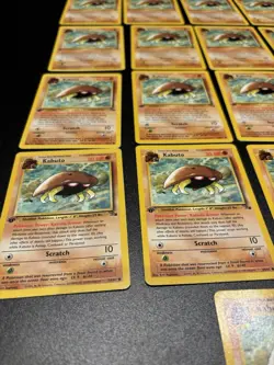 17 Kabuto 50/62 Fossil Regular 1st Edition Pokemon Card Lot TCG READ DESC - Image 3