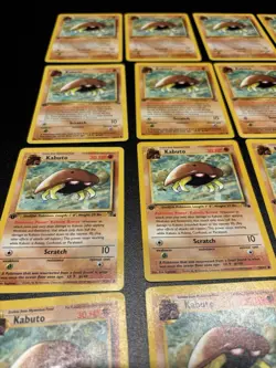 17 Kabuto 50/62 Fossil Regular 1st Edition Pokemon Card Lot TCG READ DESC - Image 4