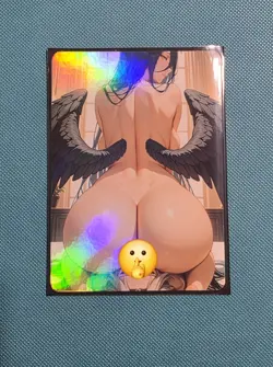 Spicy Waifu Card - Albedo - Goddess ACG Custom DIY Fan Art Card NSFW - Image 1