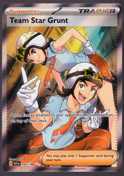 Team Star Grunt 242/198 Scarlet & Violet Base Set Holo Pokemon TCG Card NM - Image 1