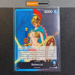 OP04-039 (Leader) Rebecca : Kingdoms of Intrigue One Piece Card : English - Image 1