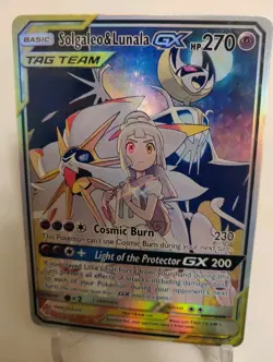 *Display Card*Highest Quality, Solgaleo & Lunala Gx, Textured Holo"Display-Card" - Image 2