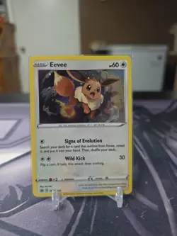 Eevee SWSH042 SWSH: Sword & Shield Promo Cards Holo HD Swirl! - Image 2
