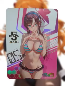Mari Illustrious Makinami Neon Genesis Evangelion Anime Waifu Sexy Doujin Card - Image 1
