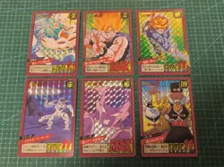 DRAGON BALL SUPER BATTLE CARDDASS PREMIUM SET VOL 1 PART 1 PRISMS 6 CARDS SET - Image 1