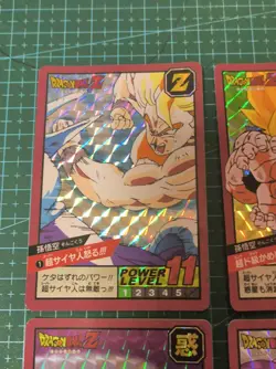 DRAGON BALL SUPER BATTLE CARDDASS PREMIUM SET VOL 1 PART 1 PRISMS 6 CARDS SET - Image 5