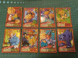 DRAGON BALL SUPER BATTLE CARDDASS PREMIUM SET VOL 5 PART 18 PRISMS 8 CARDS SET - Image 1