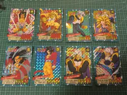 DRAGON BALL SUPER BATTLE CARDDASS PREMIUM SET VOL 5 PART 19 PRISMS 8 CARDS SET - Image 1