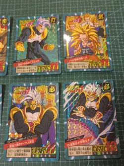 DRAGON BALL SUPER BATTLE CARDDASS PREMIUM SET VOL 5 PART 19 PRISMS 8 CARDS SET - Image 3
