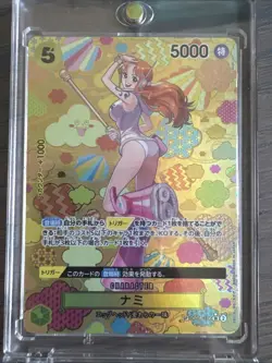 Nami (SP Alt Art) OP08-106 SR Emperors in the New World ONE PIECE Card Japanese - Image 3