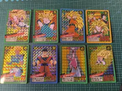 DRAGON BALL SUPER BATTLE CARDDASS PREMIUM SET VOL 3 PART 12 PRISMS 8 CARDS SET - Image 1