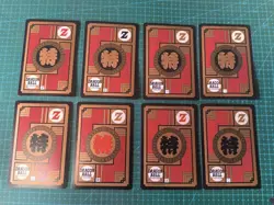 DRAGON BALL SUPER BATTLE CARDDASS PREMIUM SET VOL 3 PART 12 PRISMS 8 CARDS SET - Image 4