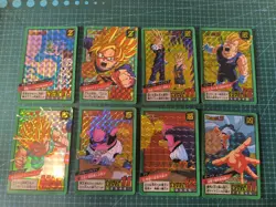 DRAGON BALL SUPER BATTLE CARDDASS PREMIUM SET VOL 3 PART 10 PRISMS 8 CARDS SET - Image 1