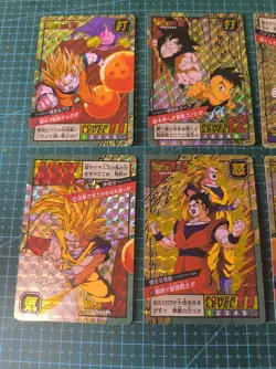 DRAGON BALL SUPER BATTLE CARDDASS PREMIUM SET VOL 4 PART 15 PRISMS 8 CARDS SET - Image 2