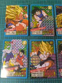 DRAGON BALL SUPER BATTLE CARDDASS PREMIUM SET VOL 4 PART 14 PRISMS 8 CARDS SET - Image 2