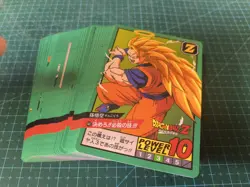 DRAGON BALL Z SUPER BATTLE PREMIUM PART 11 Full Set 38 REGULAR CARD BANDAI 2022 - Image 2