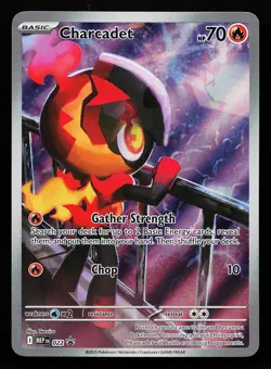 Charcadet 022 Illustration Rare Mega Evolutions Promo Pokemon Card - Image 1