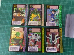DRAGON BALL Z CARDDASS Reedition PART 7 Full Set 6 PRISM + 36 REGULAR CARDS - Image 2