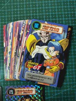 DRAGON BALL Z CARDDASS Reedition PART 30 Set 6 PRISM + 36 REGULAR CARDS - Image 5