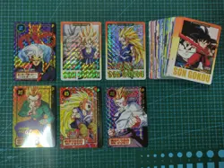 DRAGON BALL Z CARDDASS Reedition PART 28 Set 6 PRISM + 36 REGULAR CARDS - Image 1