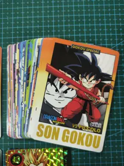 DRAGON BALL Z CARDDASS Reedition PART 28 Set 6 PRISM + 36 REGULAR CARDS - Image 5
