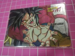 DRAGON BALL POWER LEVEL SUPER BATTLE PART 20 NO:04 HIDDEN LASER PRISM CARDS - Image 3