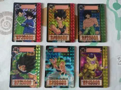DRAGON BALL CARDDASS BROLY BOXSET MOVIE - Part 1 SET 6 PRISM CARDS FULL SET - Image 1