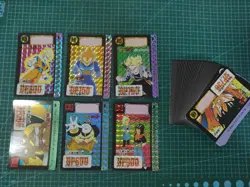 DRAGON BALL Z CARDDASS Reedition PART 10 Full Set 6 PRISM + 36 REGULAR CARDS - Image 1