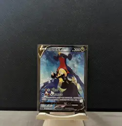 Pokemon TCG Chinese Sword & Shield Cynthia Garchomp V Card CS6.1C-016 CSR - Image 1
