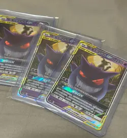 Pokemon S-Chinese Card Gengar & Mimikyu-GX Holo Mint Sun&Moon CSM2bC-033 RR - Image 3