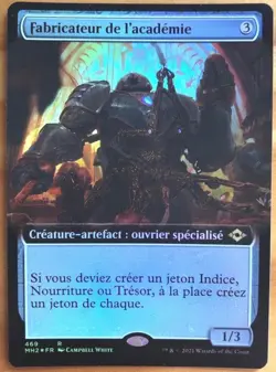 mtg magic academy manufactor EXTENDED FOIL FRENCH fr fabricateur de l'academie - Image 1