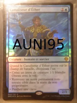 Mtg Magic Aether Channeler FOIL FRENCH vf fr Canaliseur d'Ether dominaria uni - Image 1