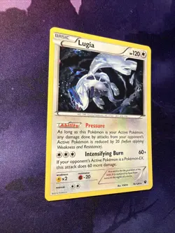 LUGIA 78/124 | Fates Collide | Cracked Ice Holo Rare | Pokemon TCG NM - Image 2