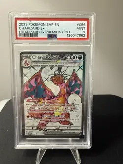 2023 POKEMON SVP EN-SV BLACK STAR PROMO #056 CHARIZARD EX PSA 9 - Image 1