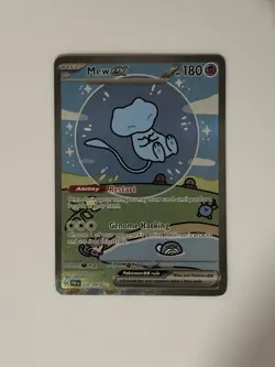 Paldean Fates Bubble Mew EX English SIR 232/091 Pokemon TCG 2024 - Image 1
